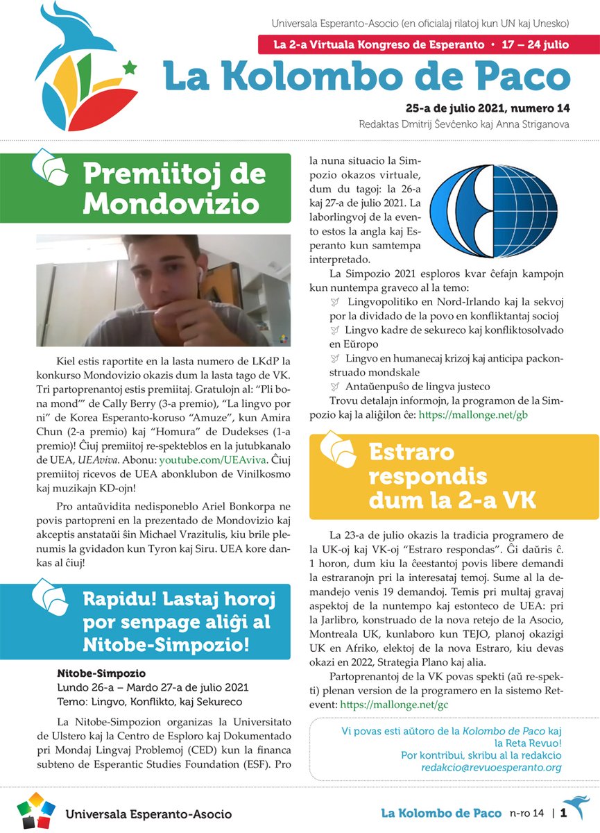 Revuo Esperanto tweet media