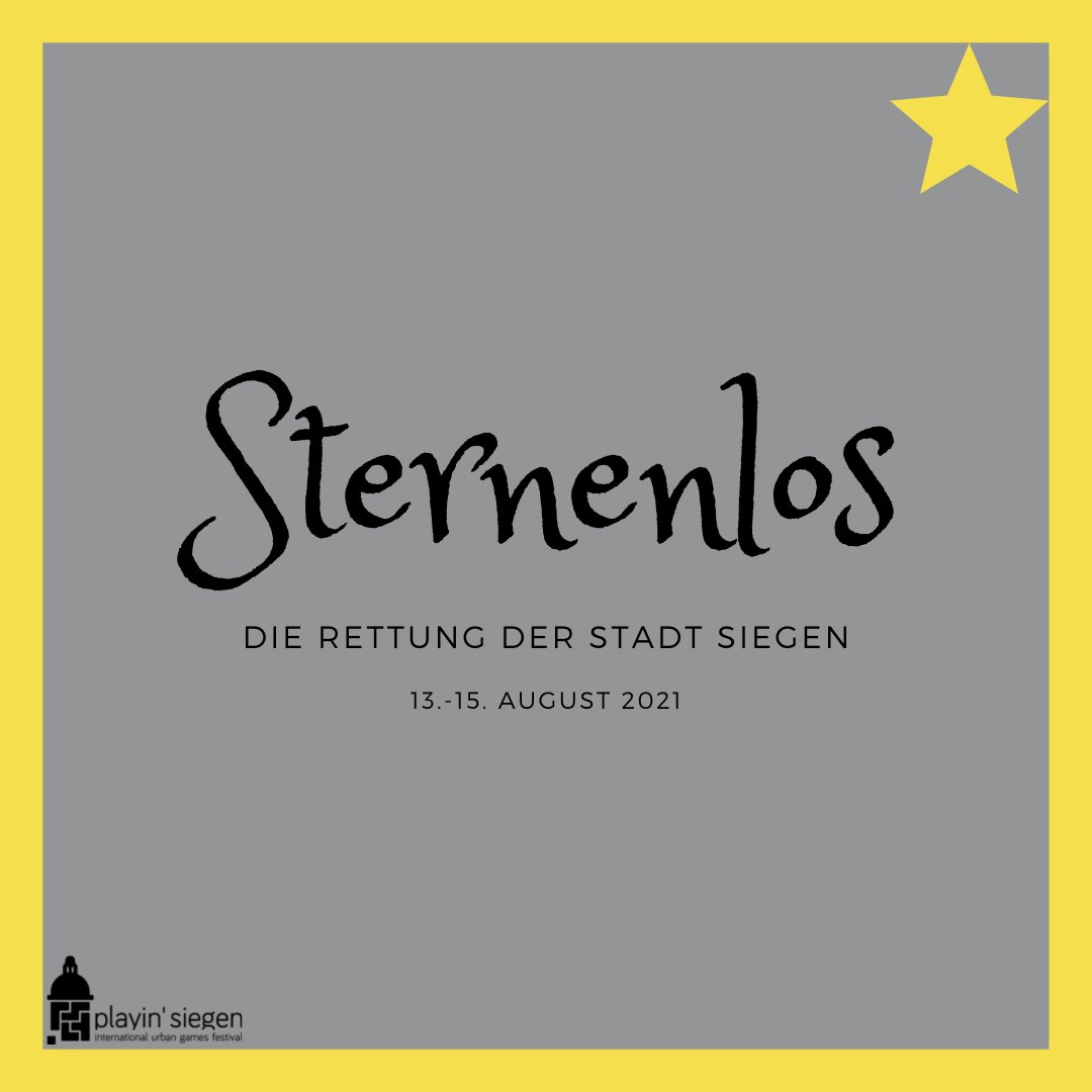 Pssst! Kleiner Sneak Peek zu unserem Metagame 🤫
Wir möchten noch nicht zu viel verraten, aber: Neben den vielen Spiel-Angeboten, die euch während des Festivals erwarten, habt ihr sogar die Möglichkeit, durch unser Metagame 'Sternenlos' bei einem Gewinnspiel mitzumachen! 🥳