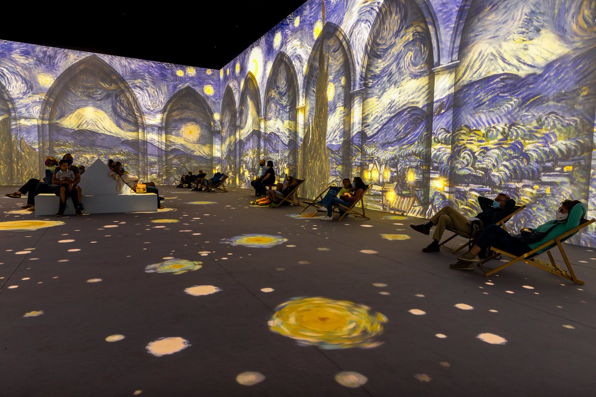 Really enjoyed this immersive Van Gogh Experience in New York. 
reflectionsinthelight.blogspot.com/2021/07/become…
