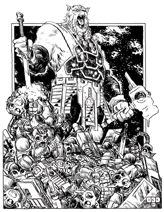 Battle Beast Thokk commission.

Commissions through https://t.co/GvPISHOF31. Email cam@inkyknuckles.com for all commission enquiries. 