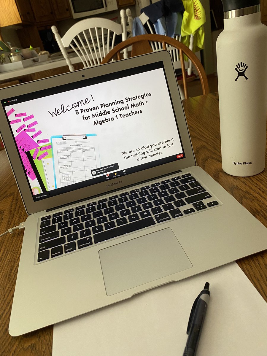 Let the summer PD begin! #middleschoolmath #lifelonglearner #maneuveringthemiddle <a href="/ISD882/">Monticello School District</a>