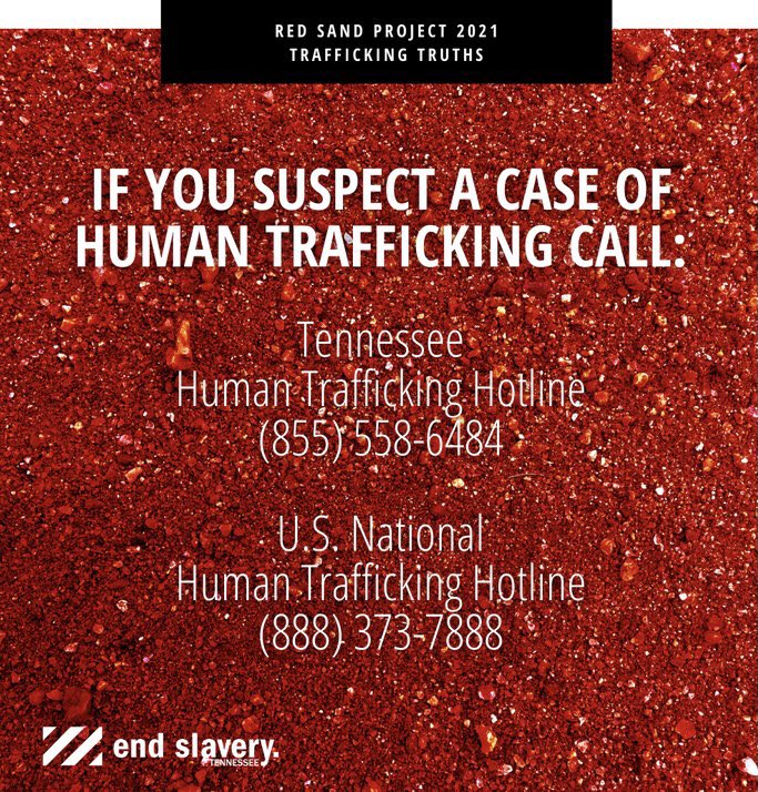 TBInvestigation's tweet photo. Important numbers to pass on. 👇#RedSandTN #ItHasToStop #NashvilleAgainstTrafficking https://t.co/gCiIFLxTwd