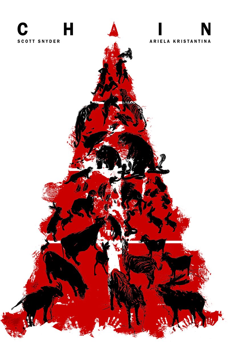 And the upcoming CHAIN from the great <a href="/ARIELAkris/">Ariela Kristantina</a> and me - a thriller in small town Alaska set against the an apocalyptic inversion of the food chain... from <a href="/ImageComics/">Image Comics</a>