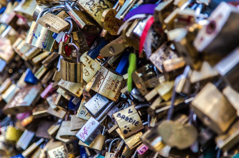 Happy Monday! In which city can you find the fence decorated with padlocks known as the Love Lock Bridge?