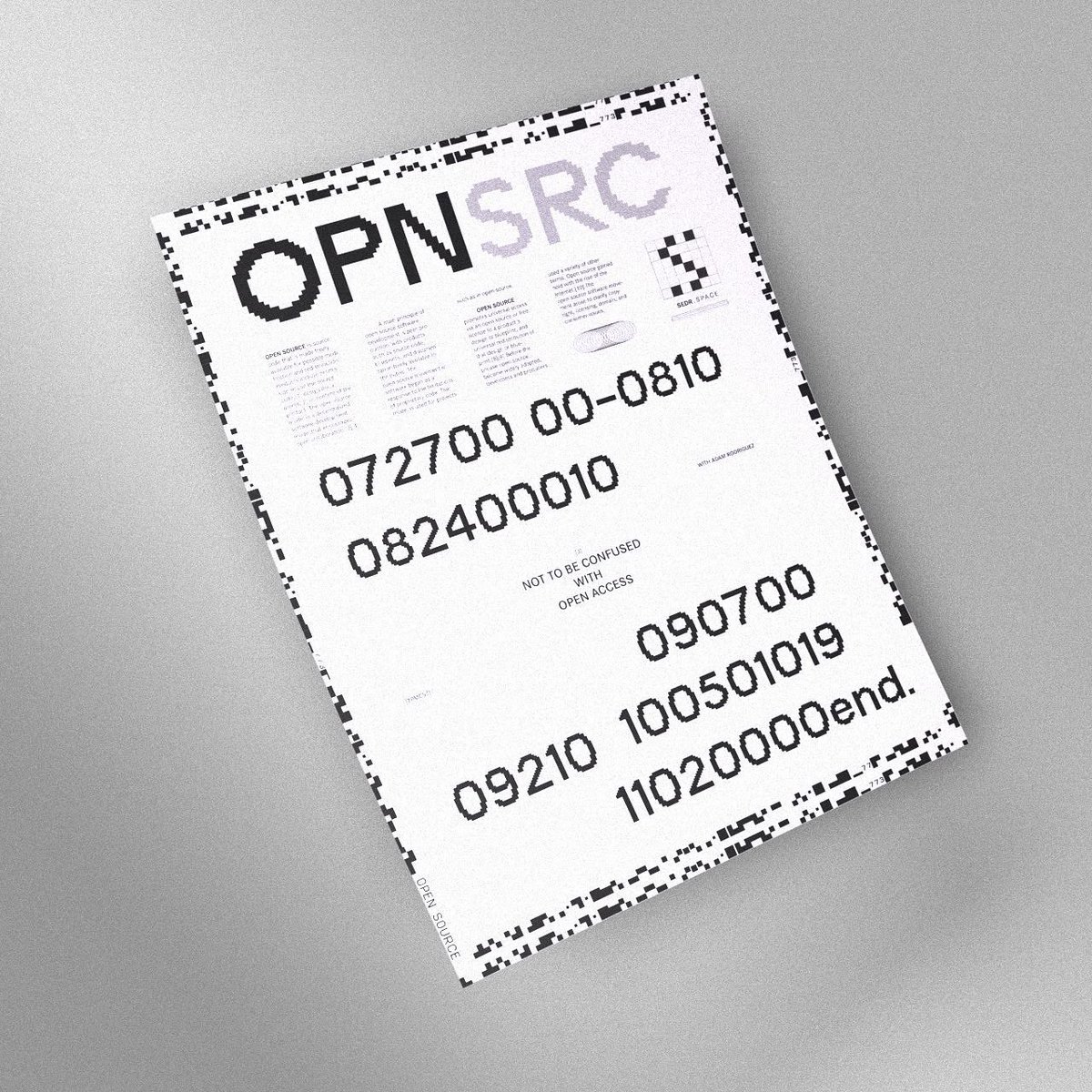 SEDRBASE's tweet image. Open Source premieres tomorrow at 7 PM CST on SEDR.SPACE 

#modernradio #undergroundradio