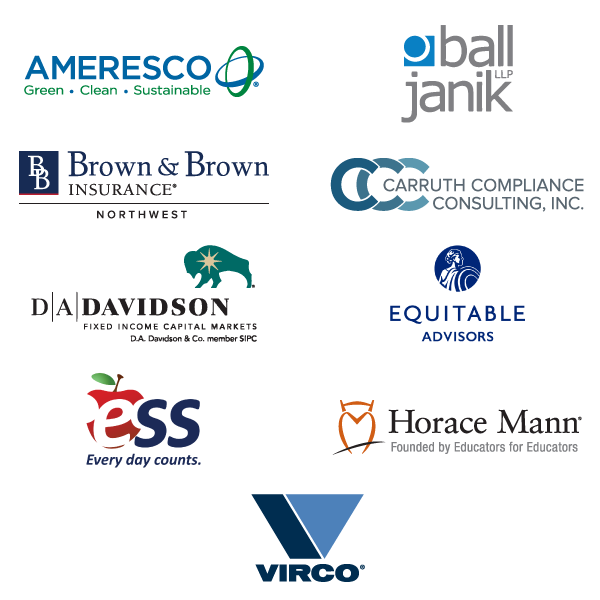 Our Elite Partners are ready to help you solve problems and learn about new services and products. #oasbosummer2021
<a href="/Ameresco/">Ameresco, Inc.</a> | Ball Janik LLP | <a href="/BBInsNIL/">BrownandBrown InsNIL</a>  | Carruth Compliance Consulting | DA Davidson &amp; Co | <a href="/EquitableFin/">Equitable</a>  | <a href="/ESSEducation/">ESS</a>  | <a href="/HoraceMann/">Horace Mann</a> | @Virco