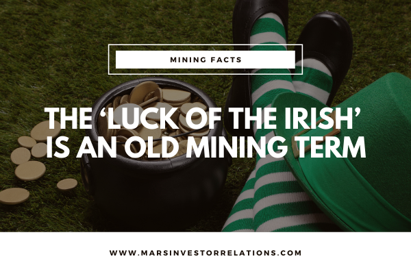 MarsIR_Inc's tweet photo. DID YOU KNOW? During the #gold and #silver rushes in Western America, some of the most famous and successful miners were Irish immigrants or of Irish descent. This phenomenon gave rise to the phrase “The Luck of the Irish.” https://t.co/XBOEqC7qJq
#MarsIR #Mining #MiningFacts https://t.co/XCGVk83Lkv