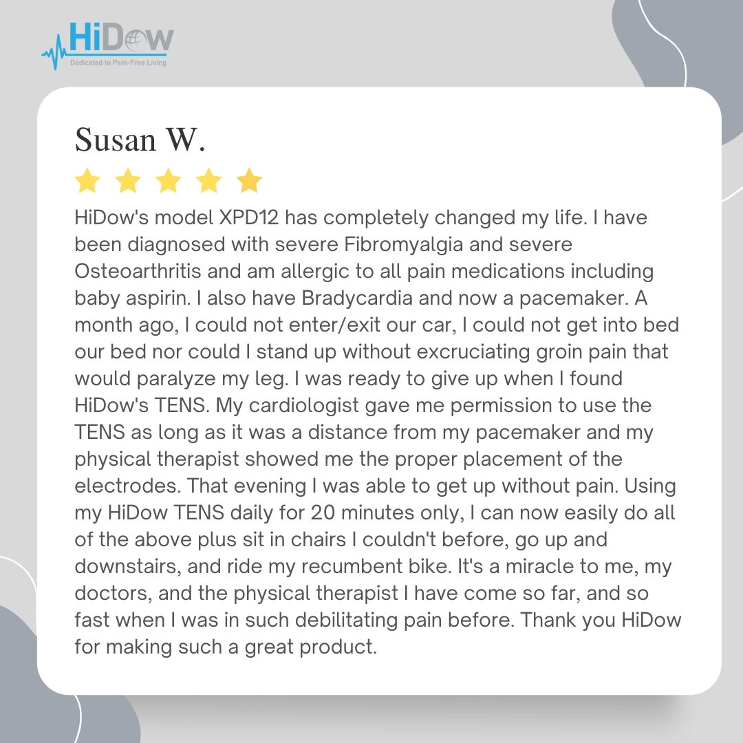 HiDowDotcom's tweet photo. Another success story! 😃 Susan tells her story of how HiDow’s XDP 12 unit truly changed her life around. ❤️
.
.
.
#HiDow #PainRelief #Pain #Therapy #HiDowXDP12 #XDP12 #MassageTherapy #TENS #EMS #NerveStimulation https://t.co/uiVOmbplcH