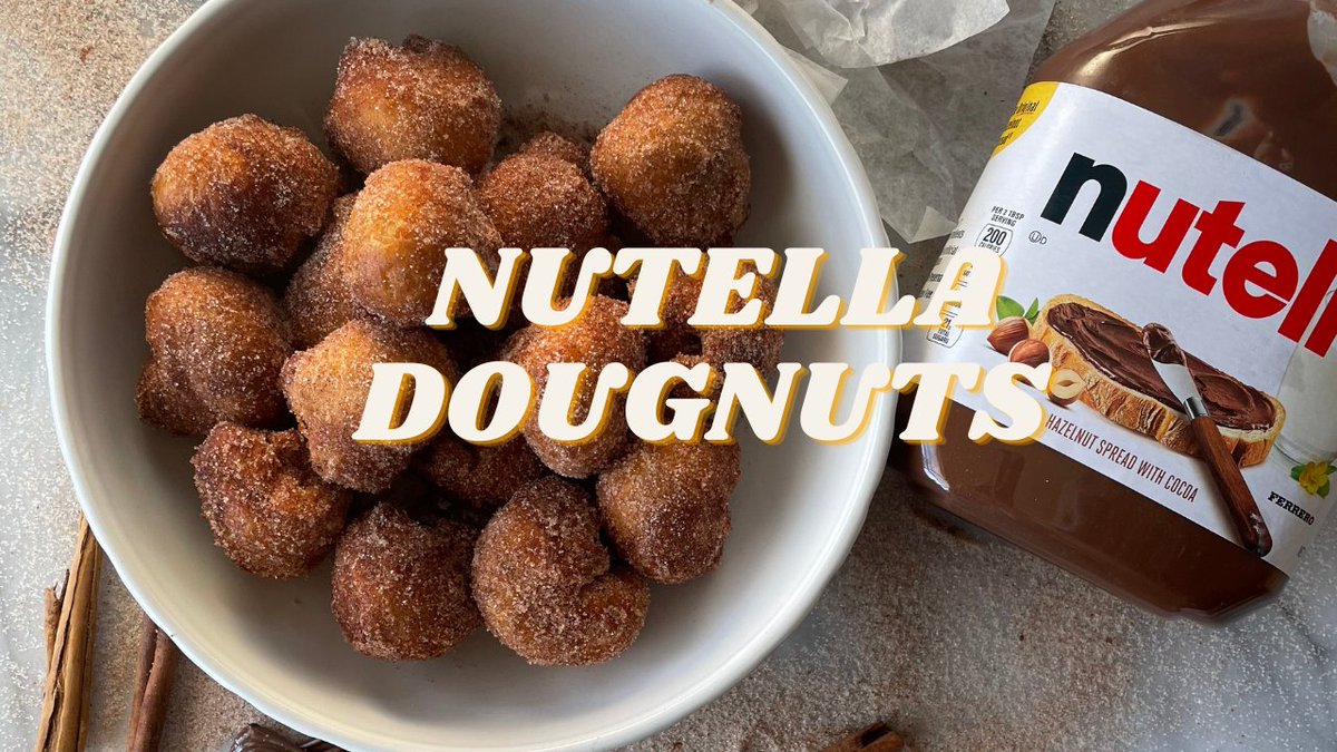 GingerPopKitchn's tweet photo. Quick and Easy Nutella Doughnut Holes with Cinnamon Sugar https://t.co/6L6gqJYsup via @YouTube #RecipeOfTheDay #Nutella https://t.co/AWA1r6RJ1I