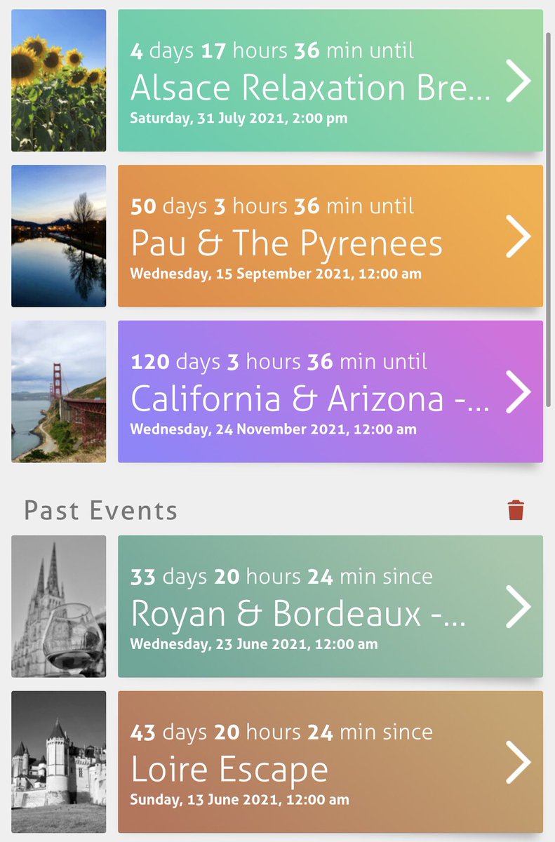 HHLifestyleTrav's tweet photo. Nice to be using @CountdownPlus again!  These little trips to look forward to really make it easier to cope 🥰 https://t.co/KvFV620AtE