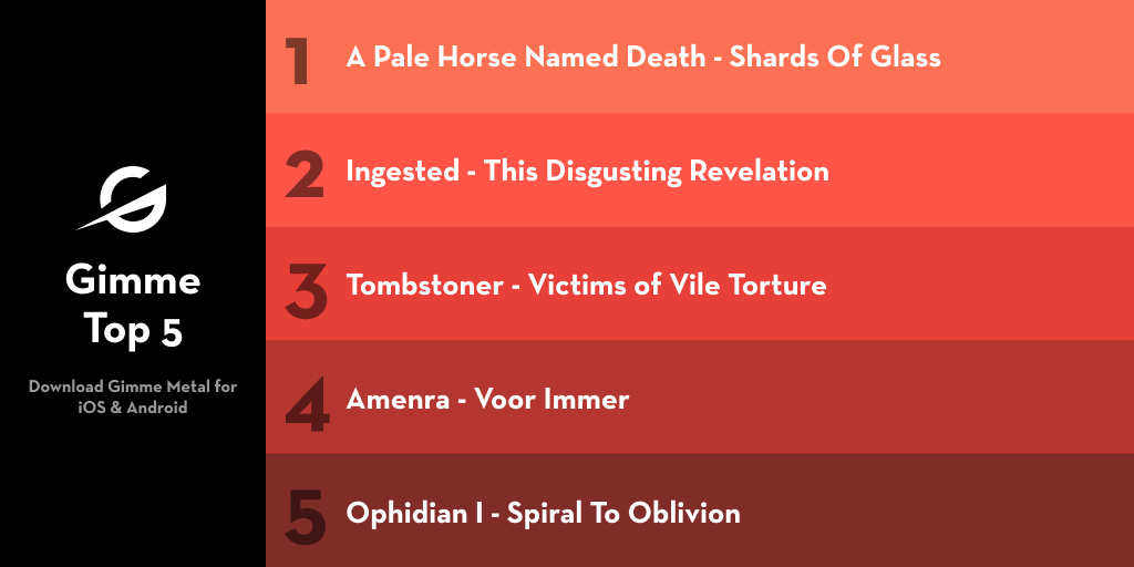 gimmeradio's tweet photo. Gothic #DoomMetal souls @APHND break some #ShardsOfGlass over the top of the #GimmeMetalChart!
Congrats to them and to @Ingested / #TombstonerBand / @churchofra & @OphidianI
Top 40 Metal Chart!
- https://t.co/4IMnxQMh10
Metal Chart SPOTIFY playlist
- https://t.co/4IMnxQMh10 https://t.co/7xLAoYy13q