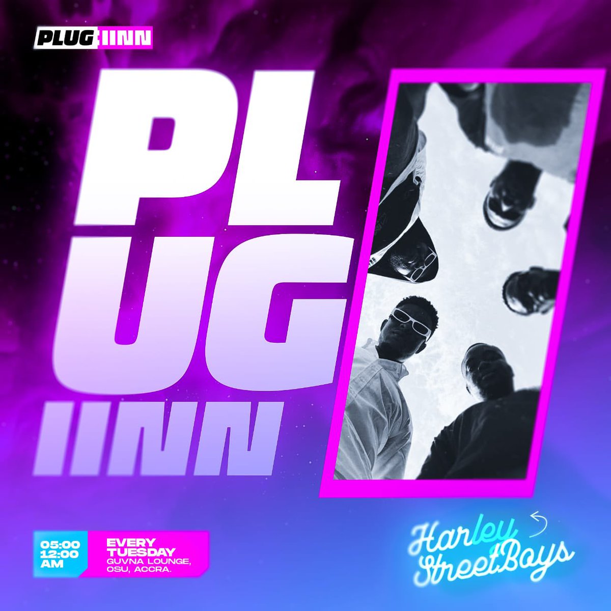 wearehsb's tweet photo. We’re performing live at Plugiinn tomorrow, Tuesday at 5pm. Come make we vibe #plugiinn https://t.co/ckaECTio8j