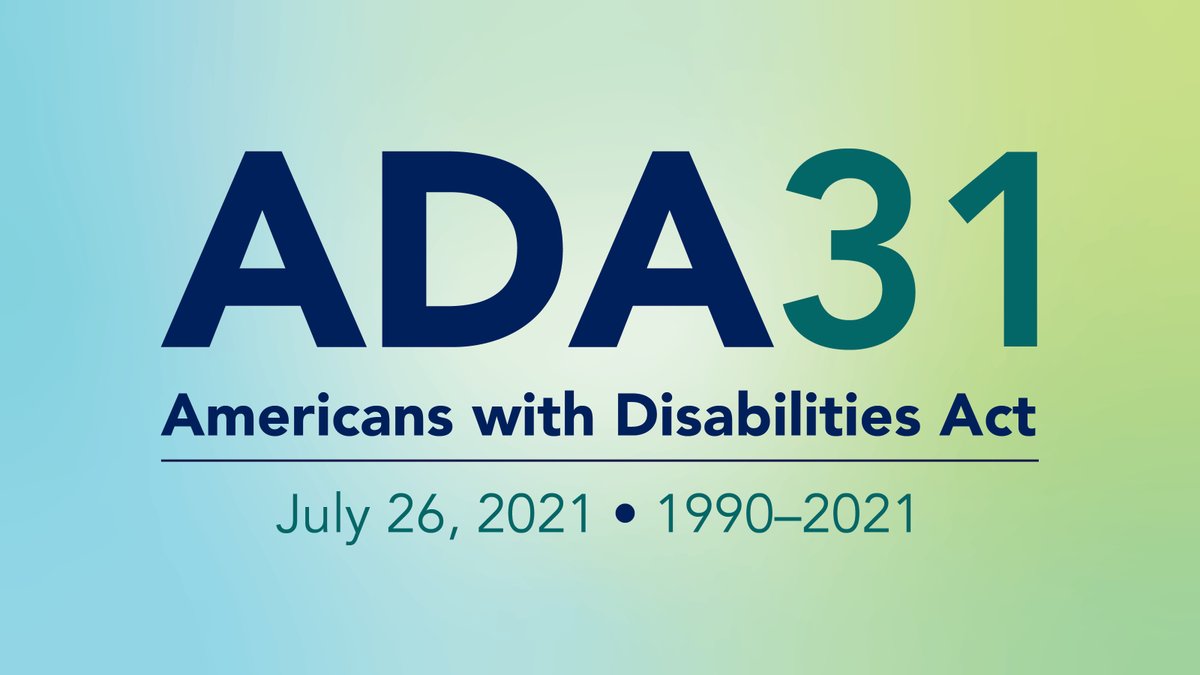 HispanicOutlook's tweet photo. Today is #DisabilityIndependenceDay. 31 years ago the Americans With Disabilities Act (#ada) was signed. The landmark civil rights law prohibits discrimination based on #disability. #disabilityrights #disabilityawareness #disabilityinclusion #DisabilityIndependence https://t.co/FAZIzcisRm