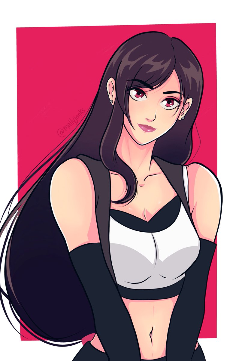 MallyJanks's tweet photo. Give em’ hell, ok? 

#TifaLockhart #tifa #FFXIVART #FF7RUP #FF7Remake #ff7 #FF7R #Cloud #CloudStrife #jessie #aerithgainsborough #aerith #Sephiroth #SquareEnix #FinalFantasy #ffart #art #artistsontwitter #Video #videogaming #seventhheaven #rpg #JRPGJuly #jrpg #twitch #twitterart https://t.co/s3RVZw1gUl