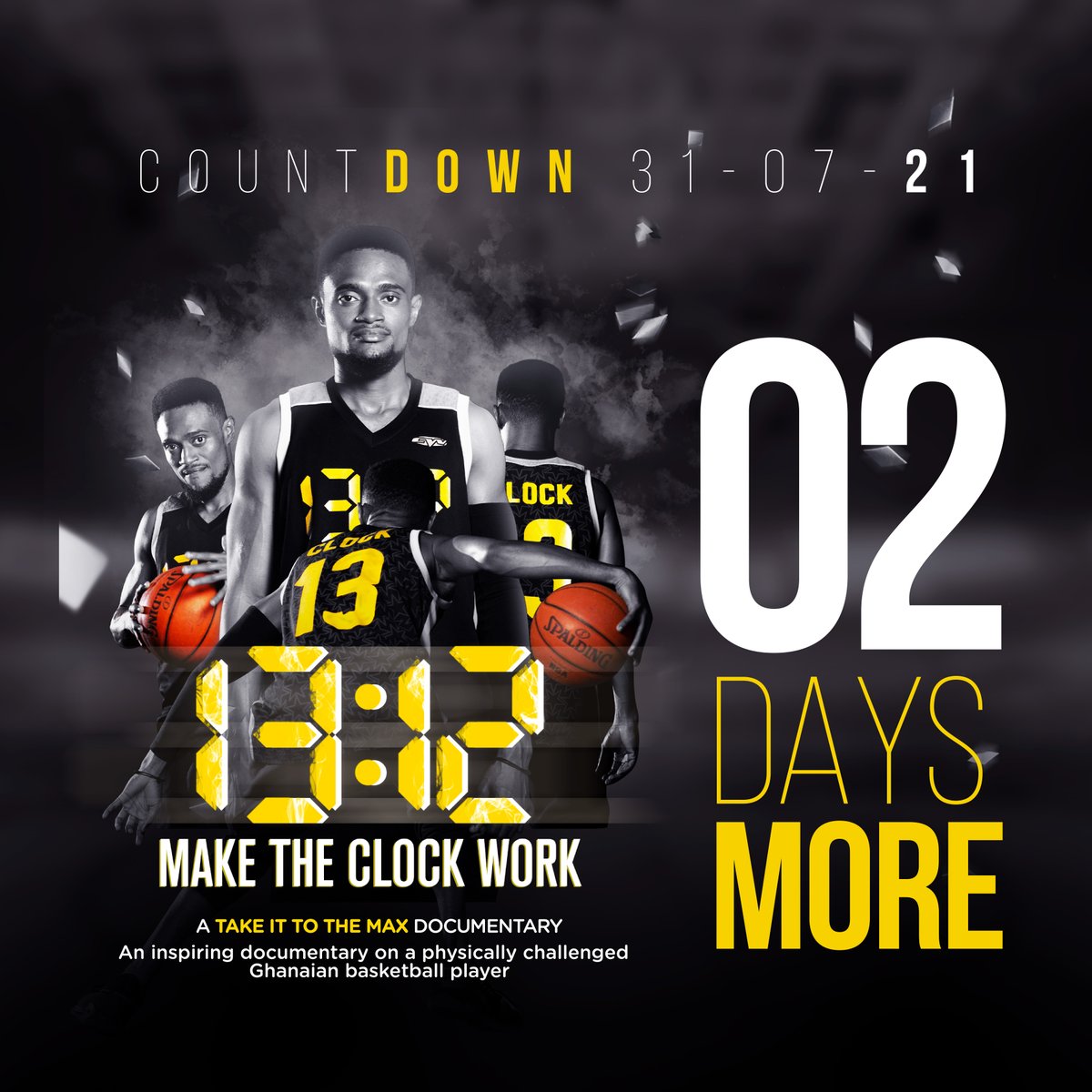 takeit_tothemax's tweet photo. 48hrs to go!!. Stay with us people. #Thirteen12 #MakeTheClockWork shall be with us soon.

Drop a 🔥🔥🔥 let's see how ready you are to watch this. https://t.co/d4vOet1suG