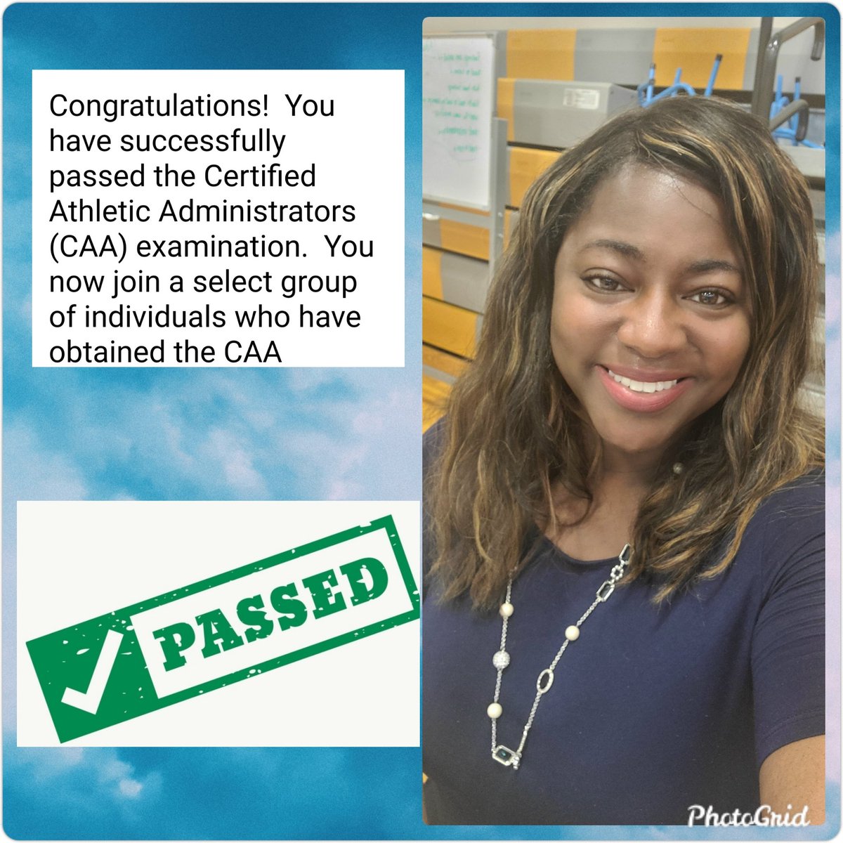 coachitkt's tweet image. I am now a Certified Athletic Administrator  ! PRAISE GOD !   
Thank you for all the prayers  while taking this exam !
#NIAAA
#CAA