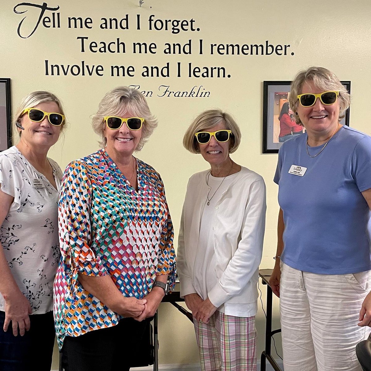 CravenLiteracy's tweet image. We are proud to support the Yellow Glasses Project of the Dollar General Foundation, and very appreciative of the $8,000 grant we received from them. 
#theyellowglassesproject  #shinebrighter