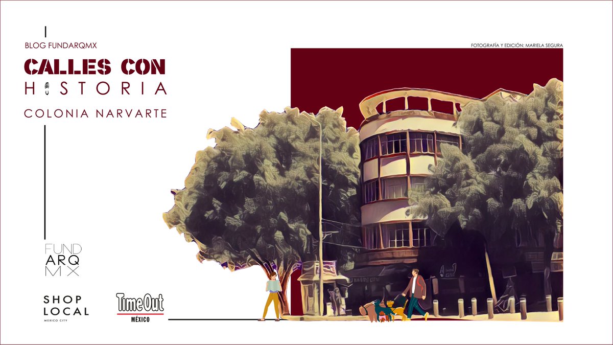 fundarqmx's tweet photo. ¡No te pierdas el lanzamiento del recorrido visual @fundarqmx "Calles con Historia: Colonia Narvarte", este viernes a las 8:00 pm!

¡Consulta el artículo realizado por Mariela Segura en nuestro blog! https://t.co/KhaGw2JGEj

Gracias a la alianza con: @TimeOutMexico #shoplocalmx https://t.co/B3a7q4aH1Q