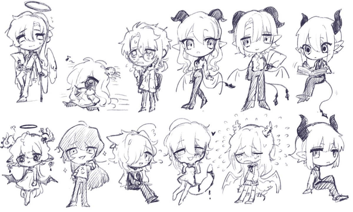 無計画に落書きするの楽しい！元気出た