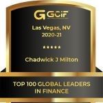 Our Partner, Chad Milton, recently attended the GCIF Conference in Las Vegas, NV, where he was awarded the "Top 100 Global Leaders in Finance" award - and had a chance to renew his vows with his lovely wife. Congrats, Chad!