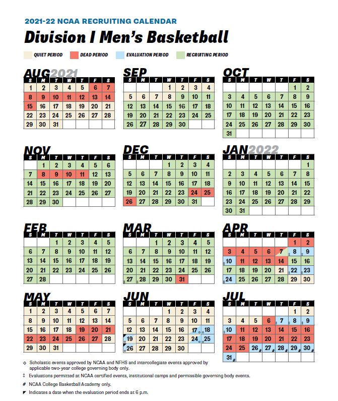Ncaa Basketball Strength Of Schedule 2022 23 Nabc On Twitter: "The Ncaa Has Released The Division I Men's Basketball  Recruiting Calendar For 2021-22. The New Calendar Goes Into Effect August  1. Details ➡️ Https://T.co/Pndpmvf7M4 Https://T.co/Eqxmmk47Al" / Twitter