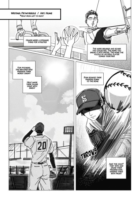 Here's my winter❄️ theme piece for the Battery MSW Zine @miyusawazine in collab with @frymyrisole who did a beautiful writing 🥰 Thanks yall who supported this project✨This was my fist time doing a comic and it was hard but really fun!

*Read from left to right
[ Part 1/2 ] 