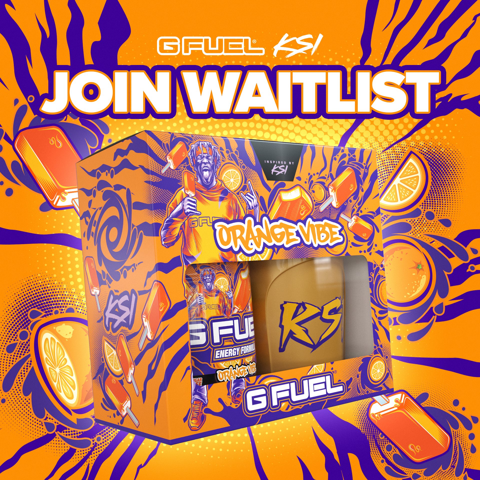 G FUEL® on Twitter "🍊🍦 𝙊𝙍𝘼𝙉𝙂𝙀 𝙑𝙄𝘽𝙀 🍦🍊 A BRANDNEW, ORANGE CREAM