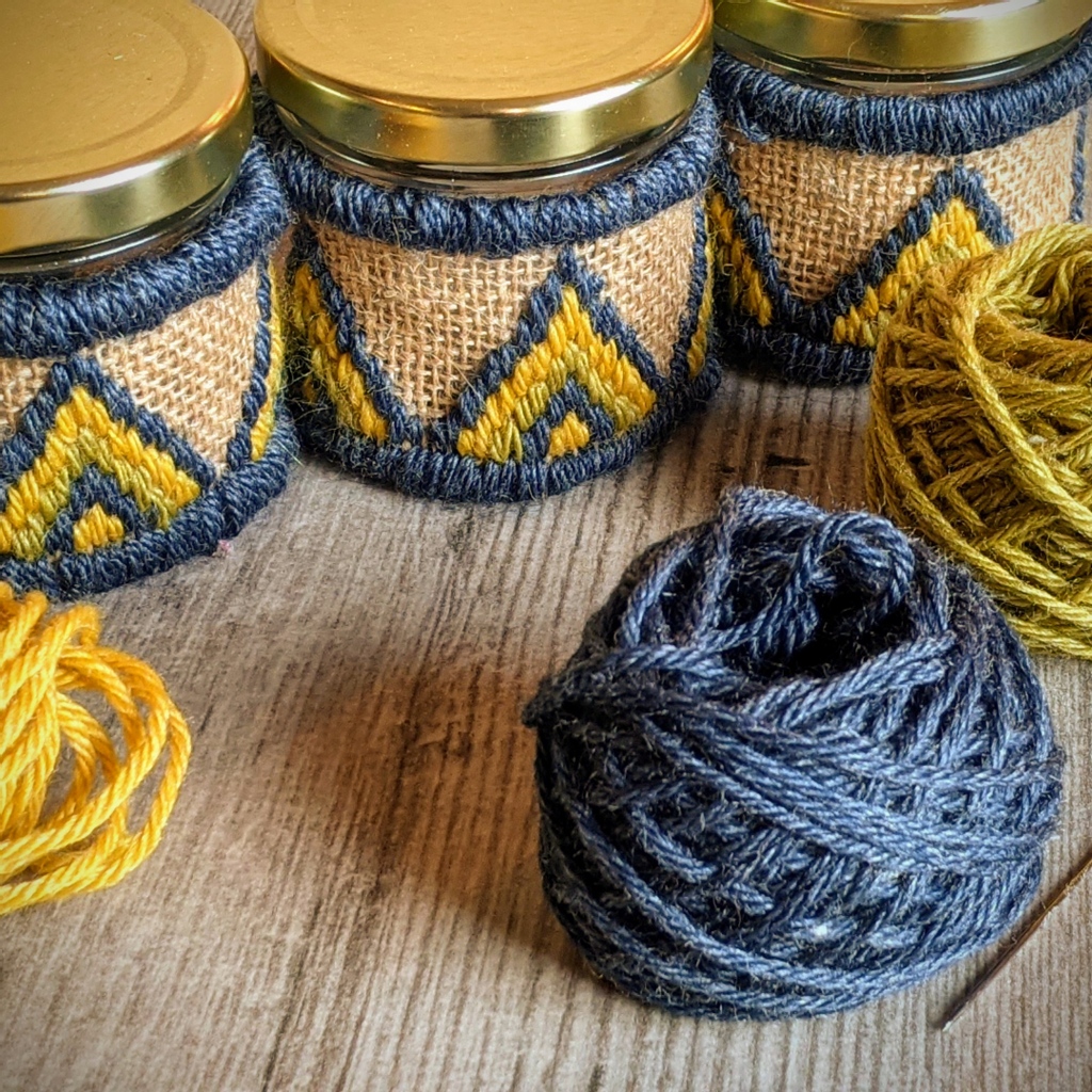 Bargello Monday to you all!⁠
.⁠
What do you think of this beautiful new craft kit?  You get everything you need to make 3 cute tealights complete with soy wax candles. ⁠
.⁠
Check our kits out at craftboxclub.co.uk
.
#craftkit⁠
#plasticfreejuly