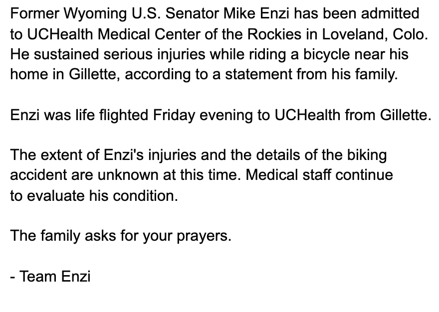 Mike Enzi tweet media