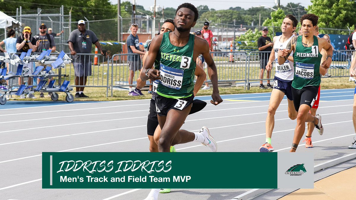 Stevenson University Mustangs (@gomustangsports) on Twitter photo MVP | Men's <a href="/StevensonTFXC/">Stevenson University TF | XC</a>
Iddriss Iddriss
πββοΈ All-American in 800, finished second at NCAA nationals
πββοΈ All-Region 400, 800, 4x400
πββοΈ MAC Champion in 800
#StangNation MVP | Men's <a href="/StevensonTFXC/">Stevenson University TF | XC</a>
Iddriss Iddriss
πββοΈ All-American in 800, finished second at NCAA nationals
πββοΈ All-Region 400, 800, 4x400
πββοΈ MAC Champion in 800
#StangNation