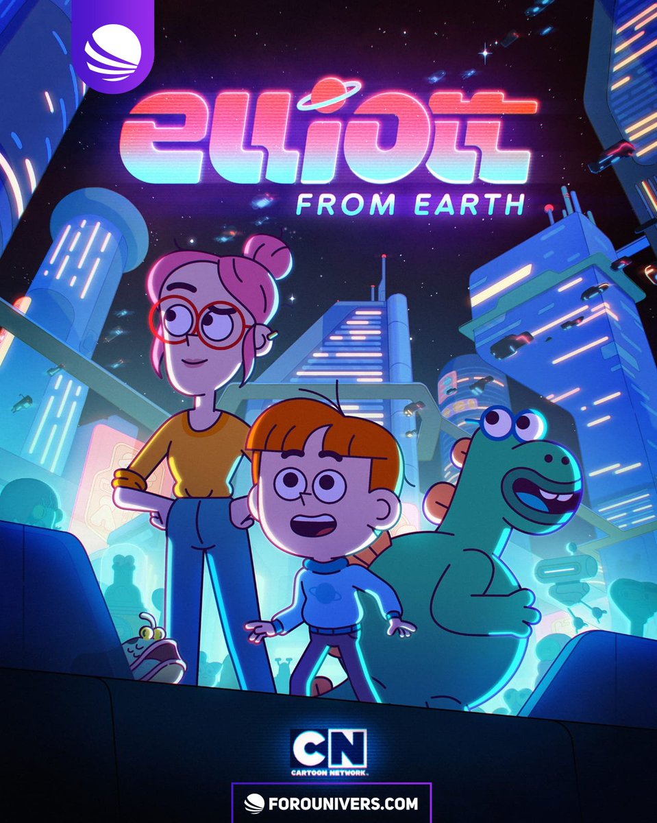 #UNIVERSTVPAGA
Llega una serie que amarás, Elliott el terrícola. 👽🤠 Vive emocionantes y divertidas aventuras espaciales junto a Elliott, Frankie y Mo. ¡No te lo pierdas el viernes 13 de agosto a las 19:00 🇨🇱/🇨🇴/🇦🇷 y 20:00 🇲🇽, en Cartoon Network!