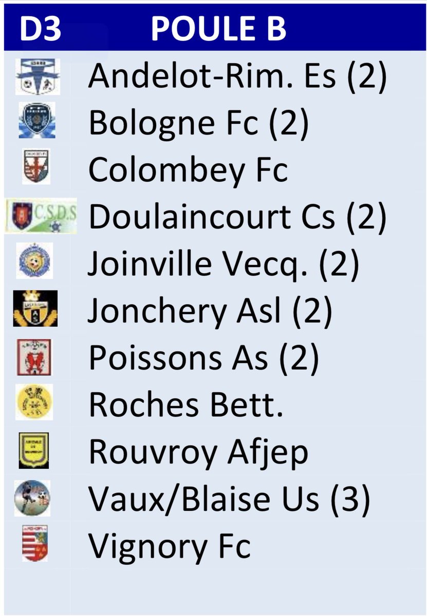 Colombey FC tweet media
