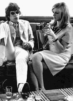 Happy birthday to mick jagger! middle photo taken by linda 