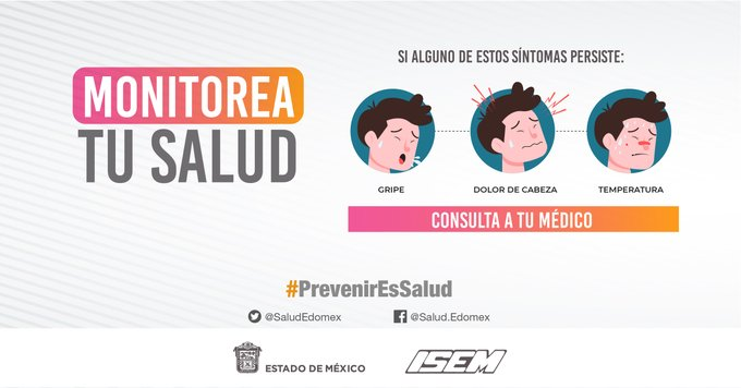 CecytemMetepec2's tweet photo. Actuemos con responsabilidad y #CuidemosTodosDeTodos reforzando las medidas sanitarias, el uso de cubrebocas y la sana distancia.
#EdoméxEnSemáforoNaranja
#PrevenirEsSalud @somoscecytem https://t.co/N3BX9fiB6B