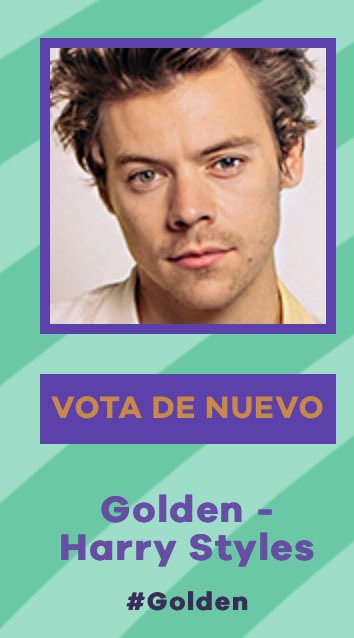 ilvts91's tweet photo. #KCAMexico #HarryStyles #Golden
voten por harry https://t.co/OLvsb4UqJi
