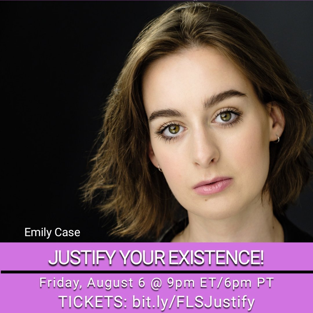 𝐉𝐔𝐒𝐓𝐈𝐅𝐘 𝐘𝐎𝐔𝐑 𝐄𝐗𝐈𝐒𝐓𝐄𝐍𝐂𝐄!⁣⁣⁣⁣⁣
⁣⁣⁣⁣
WUT? Theatre Productions ★ Toronto, Ontario⁣⁣⁣⁣⁣⁣
⁣⁣⁣⁣
Friday, August 6 at 9pm ET/6pm PT⁣ on facebook.com/fringelivestre…⁣⁣⁣⁣⁣⁣
⁣⁣⁣⁣
𝐓𝐈𝐂𝐊𝐄𝐓𝐒: bit.ly/FLSJustify⁣⁣⁣⁣⁣⁣
----------