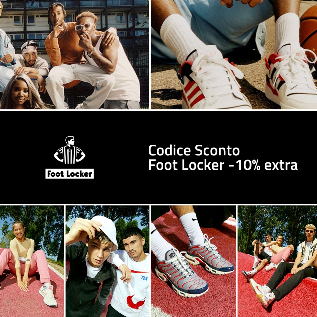DiscoupCom's tweet image. Non perderti questa incredibile occasione di risparmio!
Su Foot Locker puoi acquistare i prodotti già in saldo con un extra sconto del 10%.

Clicca qui 👉 scopri il codice da applicare al tuo carrello piucodicisconto.page.link/footlocker