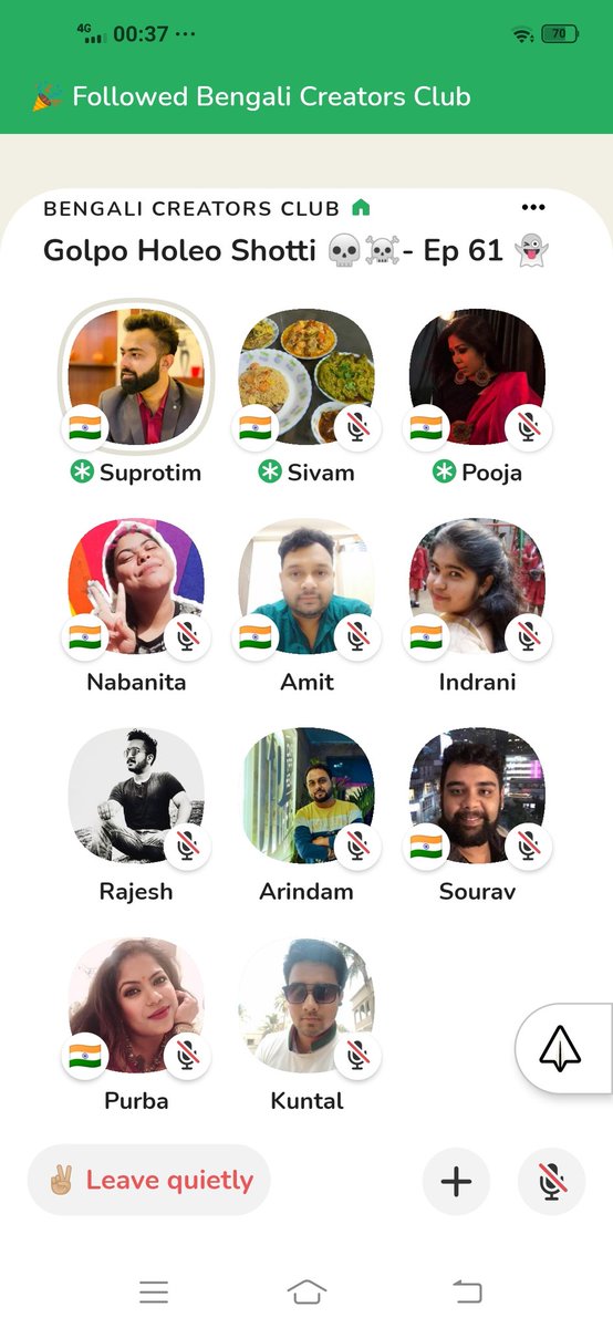 digitalarindam's tweet photo. What an amazing episode it is. Thank you @shutter_bong for playing Original Bhooter Raja Song. Thank you #Purba for sharing the picture and story. Eagerly waiting for the next part. Loved it. Thanks to all the moderators and speakers.

#golpoholeosotti
#bengalicreatorsclub https://t.co/DkdzLkUl6Z