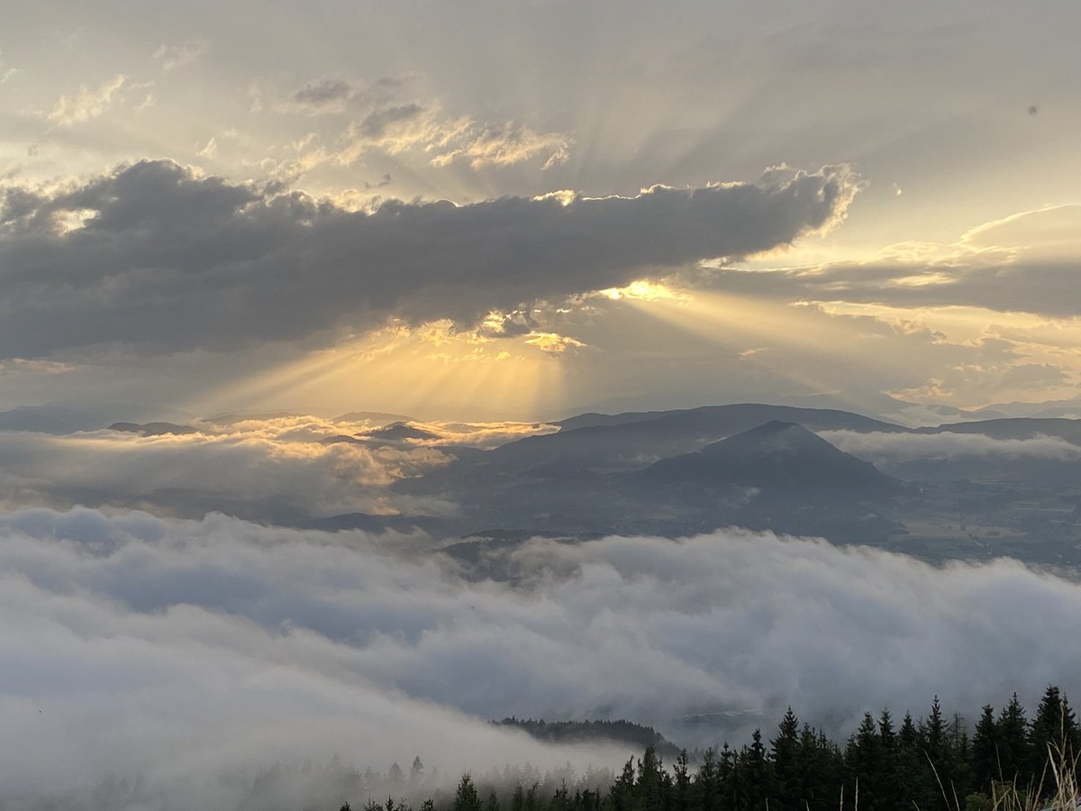 sklingelhoeffer's tweet photo. #magdalensberg #carinthia #kรคrnten #drivebyshot #bull on a #mountain #mountainlove #nature #sky #naturephotography after the rain #sunset #clouds #nofilter https://t.co/PhsQ9fM5xk
