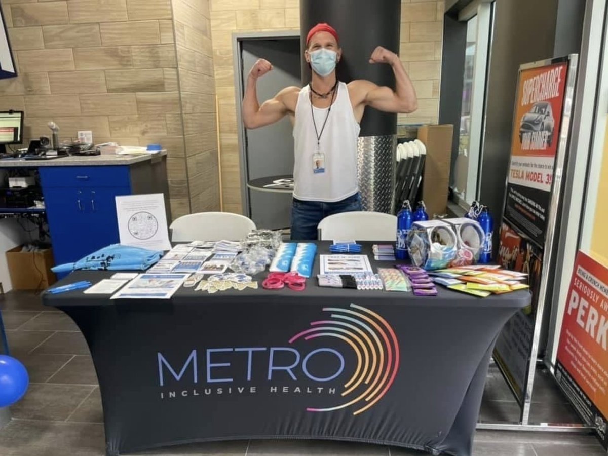 This Thursday, 7/26, you can catch Metro Inclusive Health at <a href="/CrunchGym/">Crunch Fitness</a> in South Tampa for their Christmas in July party! 🎄

We will be passing out a ton of SWAG &amp; FREE Condoms. Swing by our table for more information on the 100+ services and programs we have to offer! ☃️