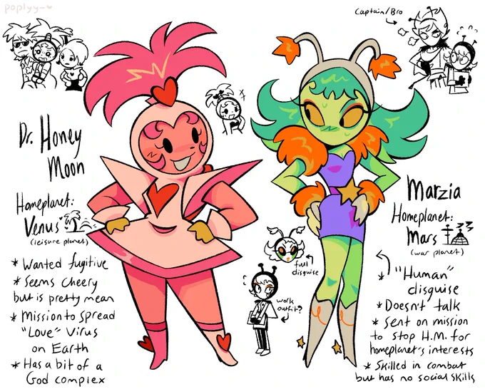 alien ocs hehehhe 