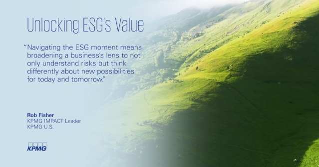 riccimr's tweet photo. .@KPMG_US Impact leader Rob Fisher spoke with @AccountingToday about the firm’s efforts to help clients improve their #ESG performance while also carrying out KPMG’s own ESG commitments. #KPMGIMPACT https://t.co/QSIoZqPVuO https://t.co/2qANYggA9S