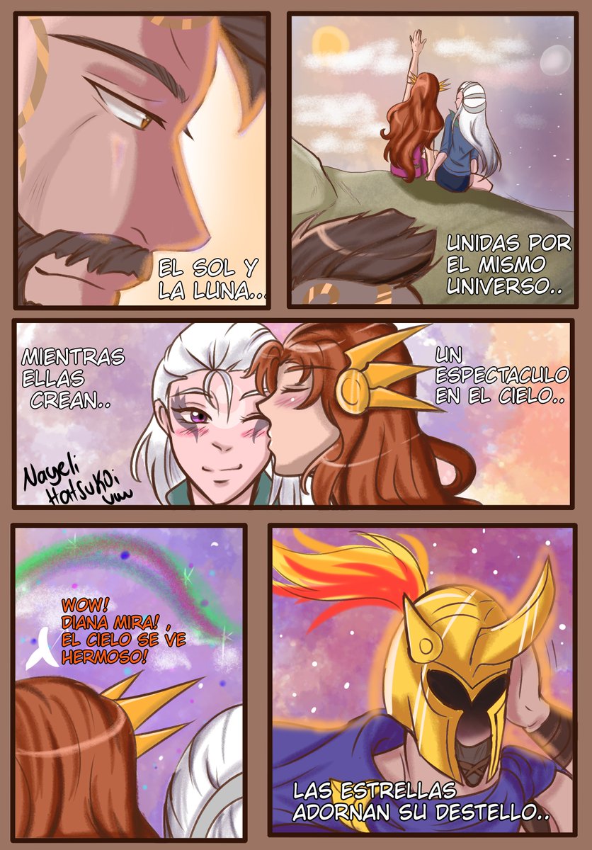 NHatsukoi's tweet photo. phanteon es un hombre de cordura 

#phanteon #leona #diana #lol #fanart https://t.co/tjAYNO2LnK