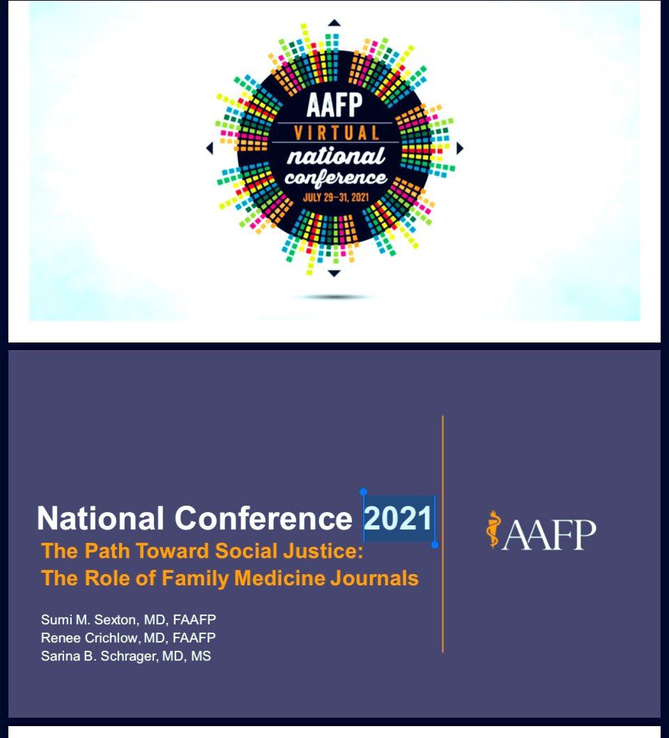 Getting ready for #AAFPNC  ? Be sure to add us to your schedule!                     I’ll definitely be at this one!!
Friday 11-11:45 CST
@AAFP @AAFP_FMIG   #FMRevolution #FamilyMedicine #MedStudentTwitter #BlackintheIvory #BlackMedTwitter #GayMedTwitter