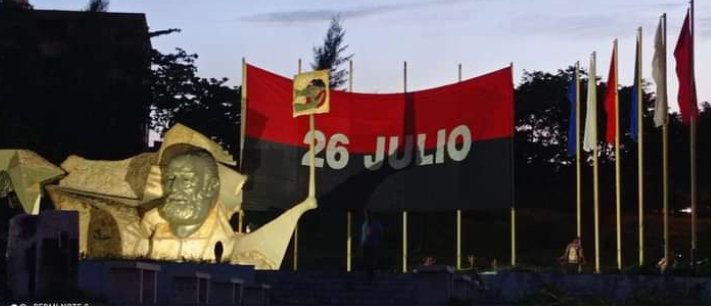 DiosdanisG's tweet photo. Desde la @UniversidadMoa, en su 45 Aniversario,!!Siempre es 26!! @CubaMES @columbie2019 @Yoalbys @yurisley_valdes @PireMaday @CIPerezRoque @NiurkaPupo @RafaelLodezma https://t.co/fJFcgKpEpZ