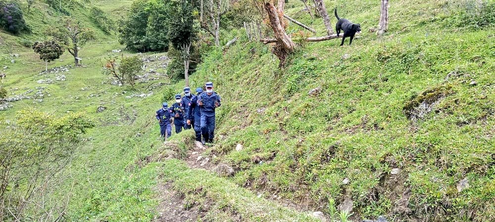 Ejercito_Div5's tweet photo. El #DesminadoHumanitario2 adscritos a la #SextaBrigada del @COL_EJERCITO, en cumplimiento de #OperaciónArtemisa y apoyo a la comunidad de la vereda La Aurora de #Chaparral, sembraron 300 plantas de Búcaro, con el fin de repoblar  y recuperar zonas deforestadas. https://t.co/tzNEb6x2H5