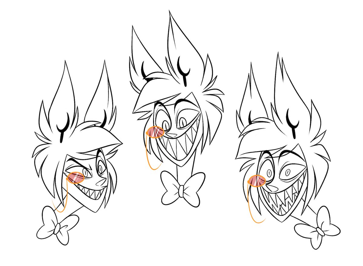 ranksauce's tweet photo. line practice #alastor #hazbinhotel https://t.co/ZV0K4u9uNT