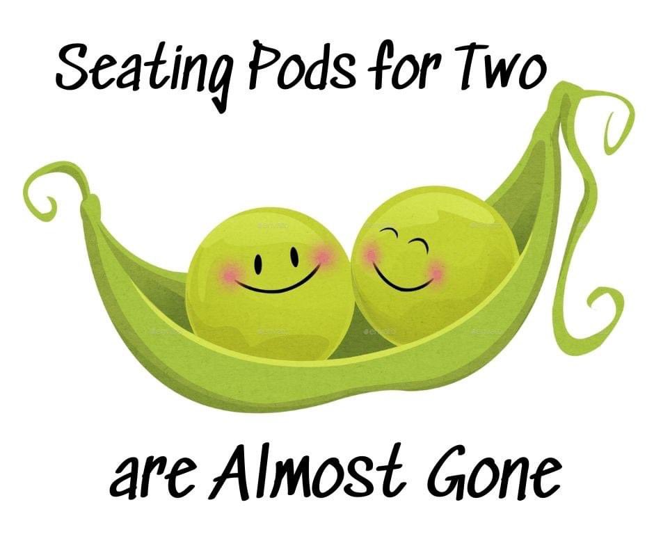 Two person pods for The Pirates of Penzance on Aug 3-8 are selling fast. Don’t lose out on an opportunity do you have a date night under the stars