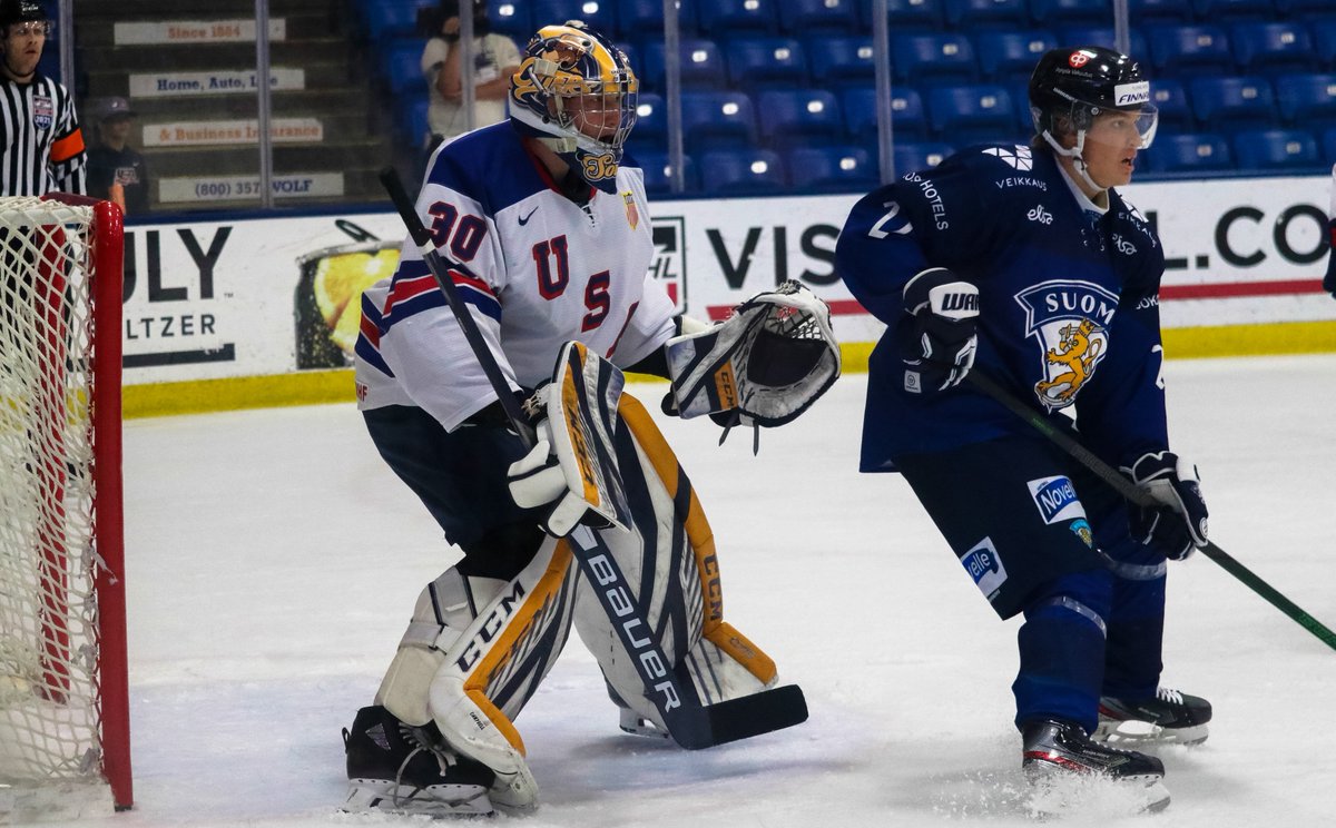 Our man Aidan Campbell (<a href="/Aidan_271/">Aidan Campbell</a>) reppin' the Otters for @USAHockey White at the 2021 World Junior Summer Showcase. 

The Showcase serves as an evaluation for selection of the 2022 <a href="/IIHFHockey/">IIHF</a> World Juniors.

Make us proud, Soupy! #WJSS x #OttersNation🦦

📸: <a href="/nshaver13/">Natalie Shaver</a>