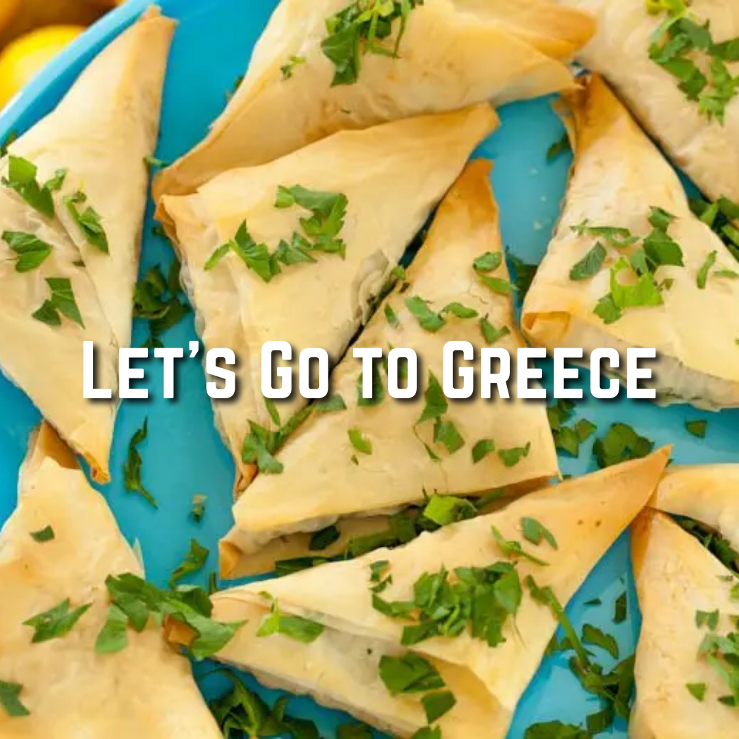 Opa, Hipcooks! Let's Go to Greece and make Spanikopita and Tzatziki. While the Greek Isles are far away, we can dream big!